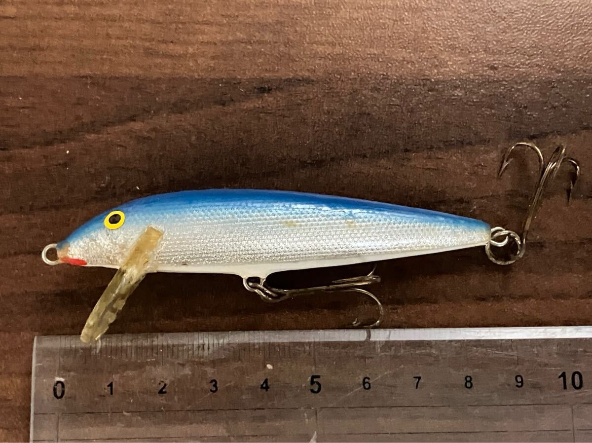 ラパラ オールド フィンランド製 カウントダウンミノー cd9 ブルーバック 検索 old rapala 口紅 腹帯 CD-9 B ツネミ シンキングミノー 拍卖