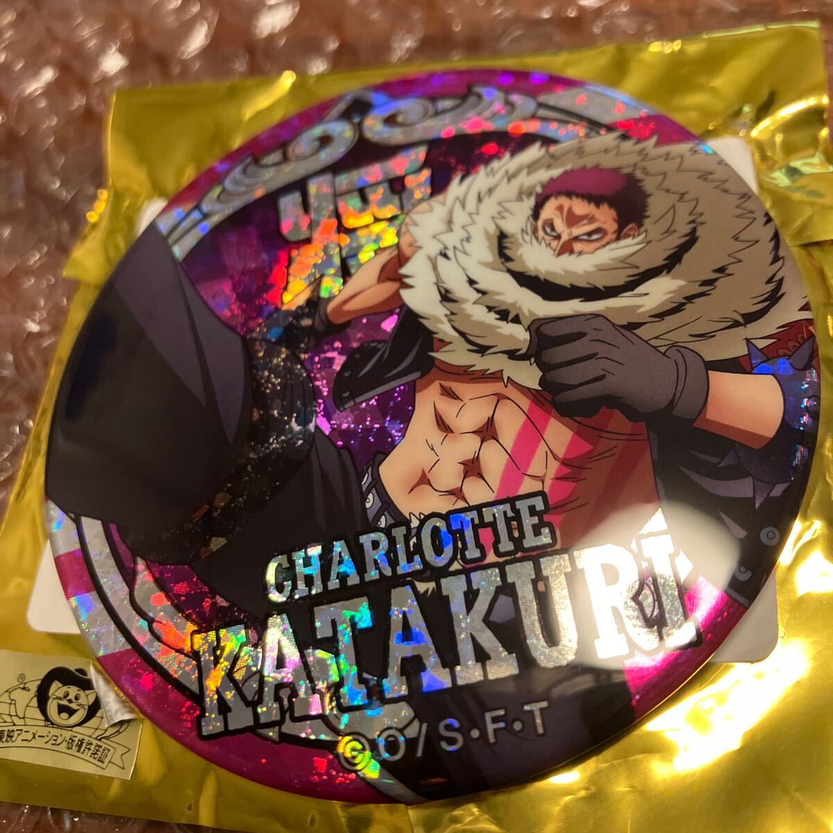 ONEPIECE ワンピース 輩 SHINE 麦わらストア 限定 缶バッジ カタクリ拍卖