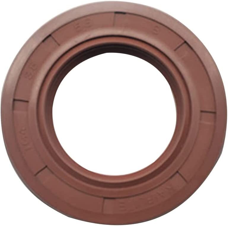 myoseya オイルシール フッ素ゴム製 油圧シール 厚 TC ダブルリップ 自動車用 エンジンフロントカバーシール ブラウン 1個 30*60*7mm J148拍卖