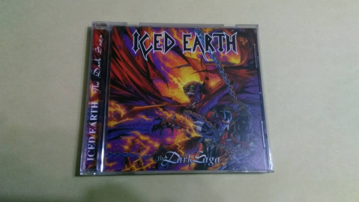 Iced Earth - The Dark Saga☆Grave Digger Primal Fear Helloween Manowar Rage Firewind Demons & Wizards Savatage Blind Guardian 拍卖