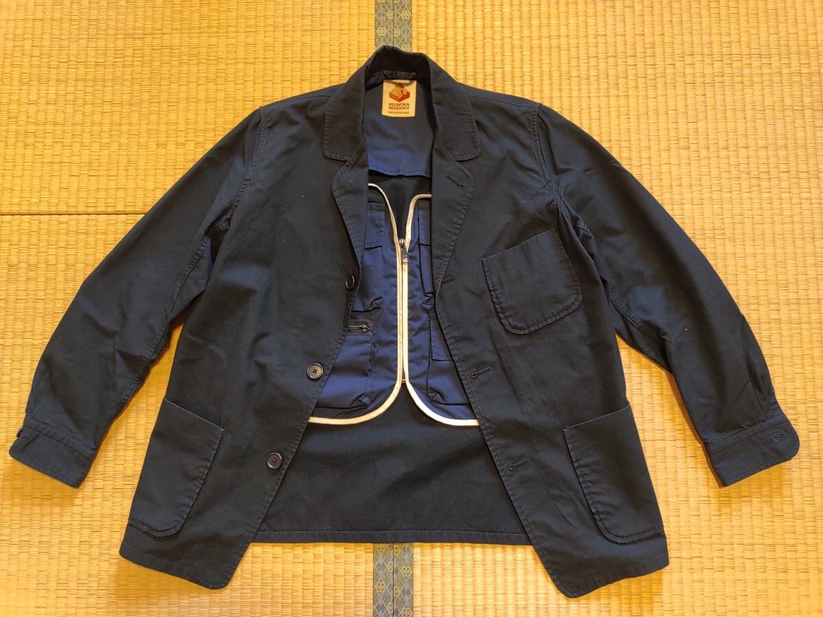 mountain research × BEAMS 別注 phisherman jacket Sサイズ マウンテンリサーチ ビームス フィッシャーマン ジャケット拍卖