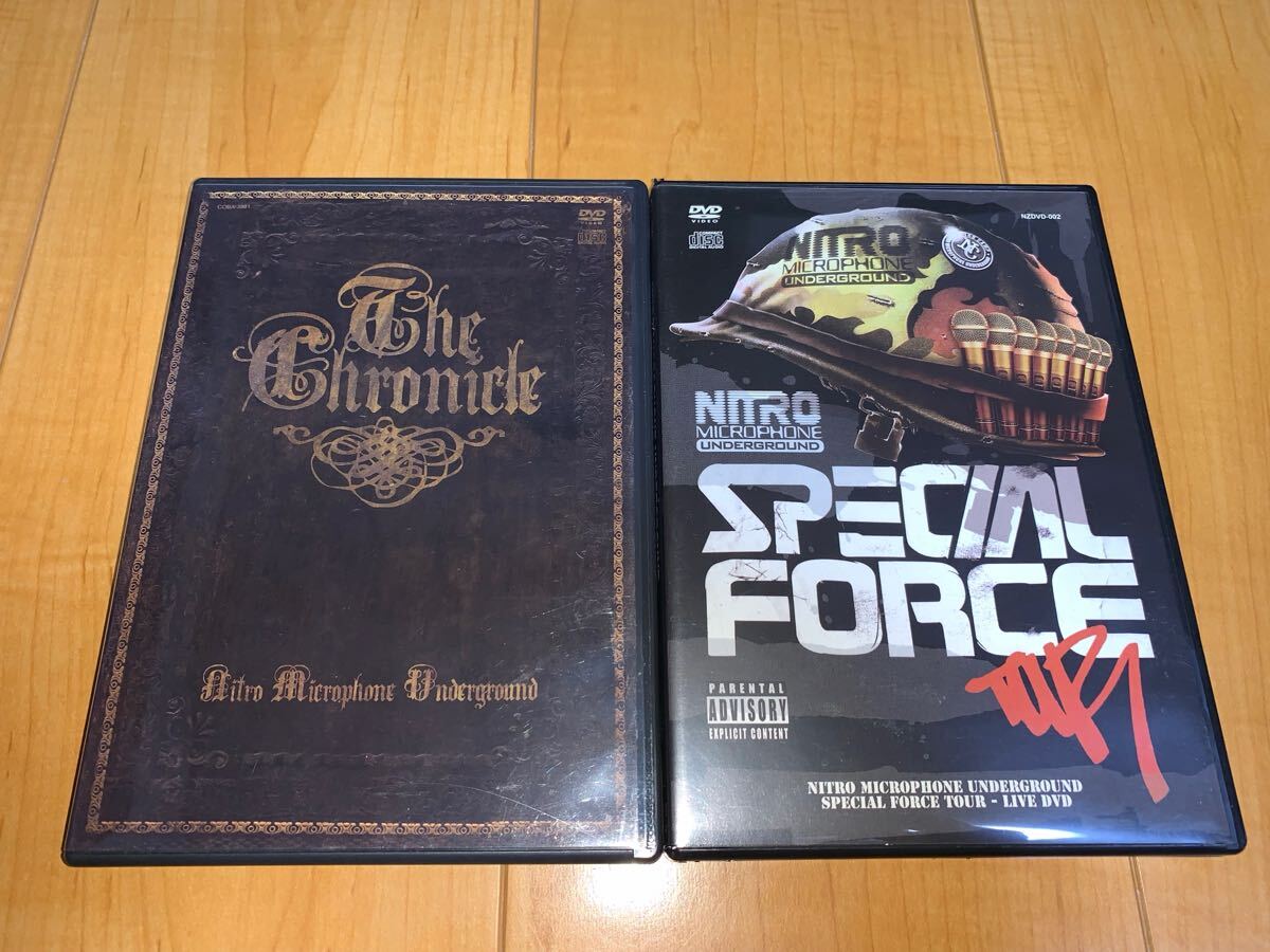 【中古DVD】NITRO MICROPHONE UNDERGROUND 2作品 / ニトロ・マイクロフォン・アンダーグラウンド / The Chronicle / Special Force Tour拍卖