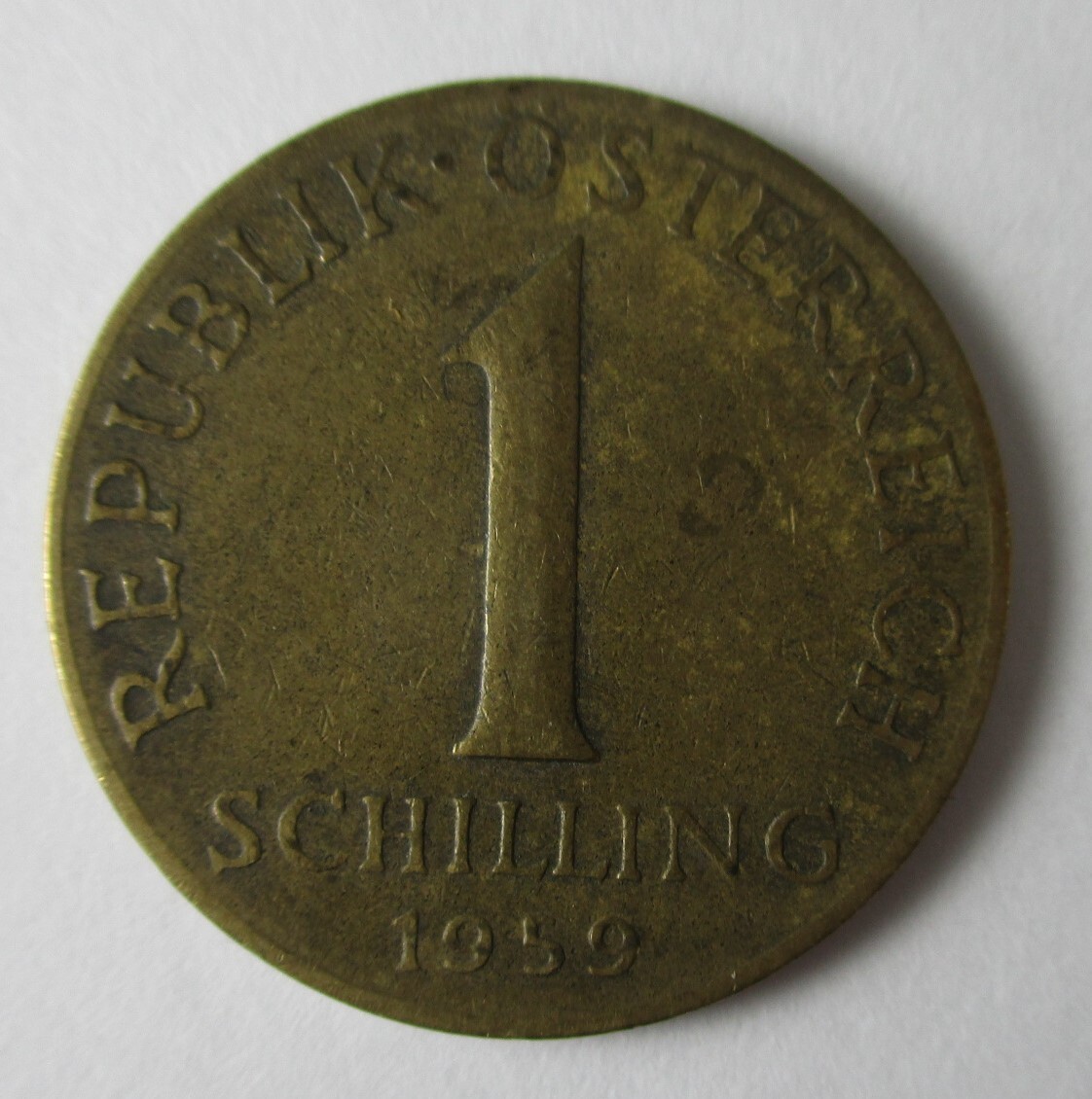 M-814 1シリング硬貨1959 オーストリア コイン 拍卖