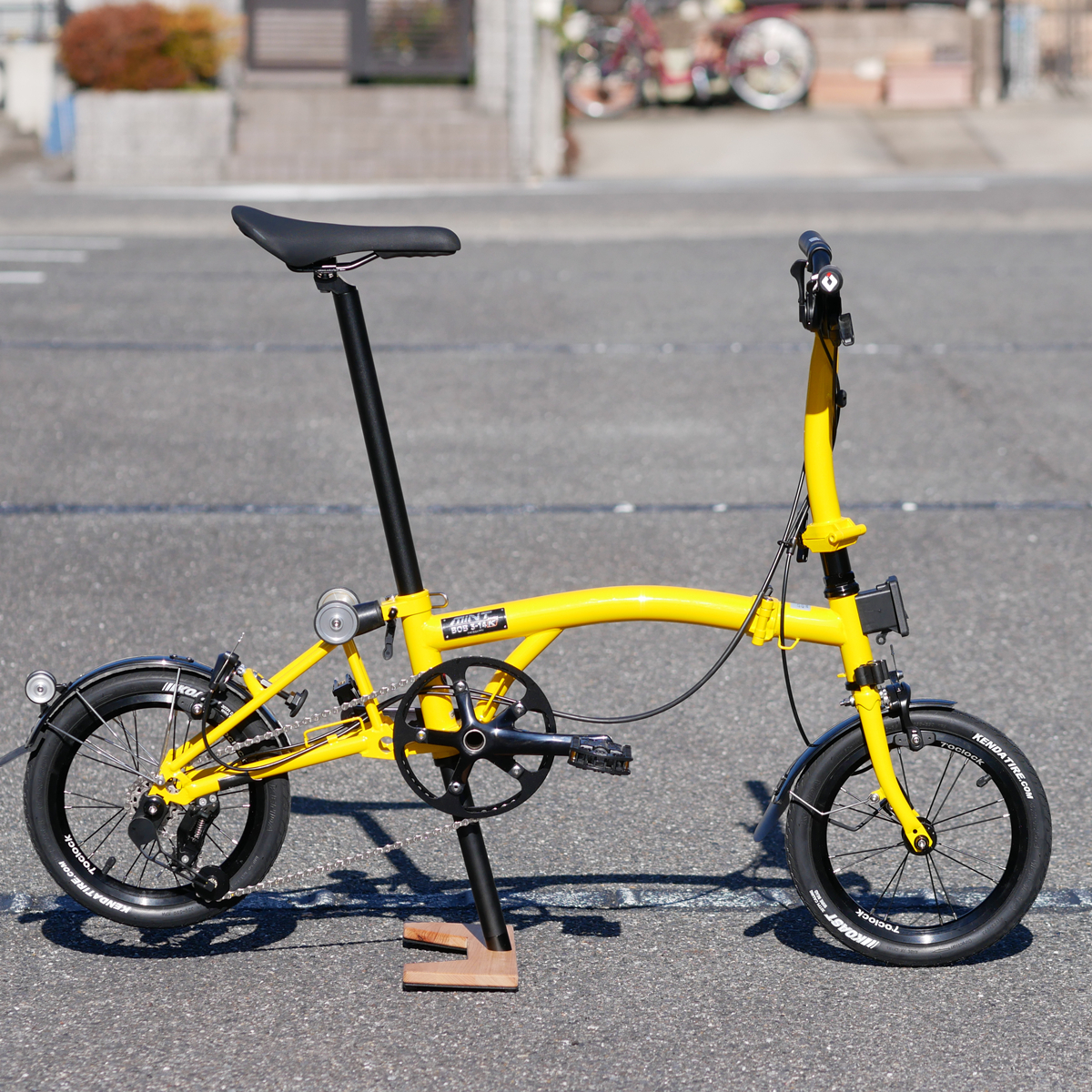 MINT BOB3-14K 14インチ折り畳み自転車BROMPTON イエロー ダホン k3 国内正規取扱 拍卖