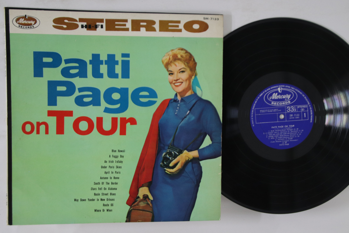LP Patti Page Patti Page On Tour SM7133 MERCURY /00260拍卖