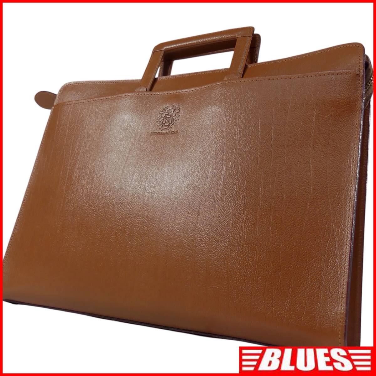 即決★BIRMINGHAM CLUB★オールレザービジネスバッグ バーミンガムクラブ メンズ 茶 本革 ブリーフケース 本皮 通勤 カバン 出張 鞄 かばん拍卖