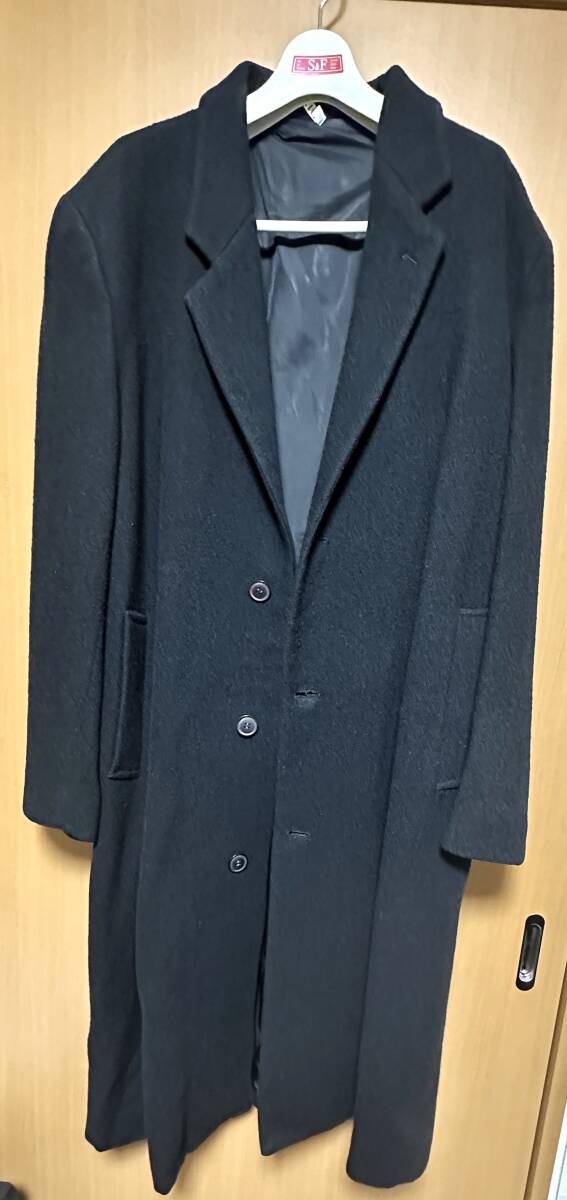 taka-Q タカキュー ロング コート サイズ:L カラー:ブラック (サイズ感・XLくらいあります)タカQ拍卖