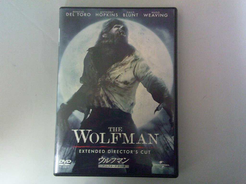 UD861★DVD ウルフマン ディレクターズ・カット版 ケース・ジャケット付き 起動確認済み ディスク研磨・クリーニング済み拍卖