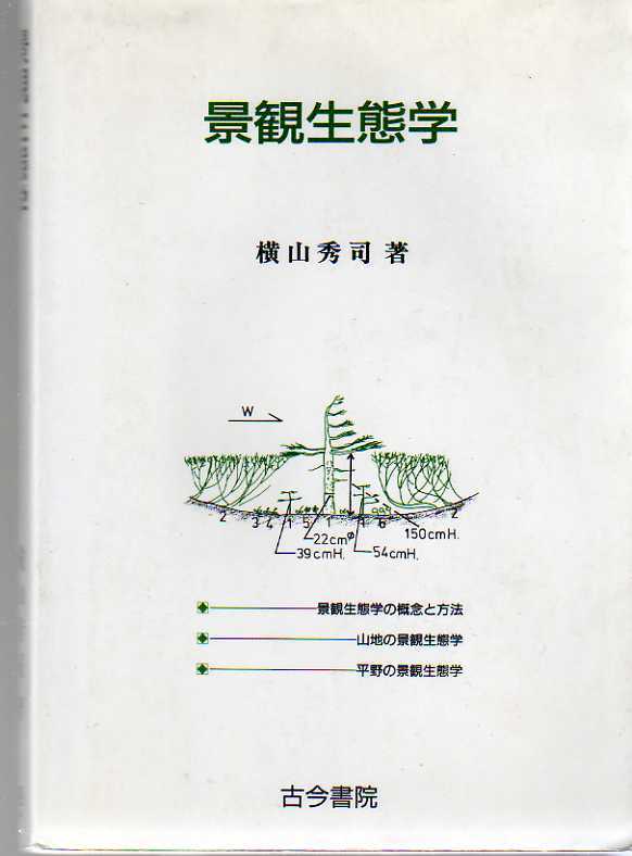 景観生態学 横山秀司 古今書院 (地域景観学 自然地理学 地域計画学 都市景観学 農村景観学 山地景観 街づくり 都市計画 造園学 環境保全学拍卖