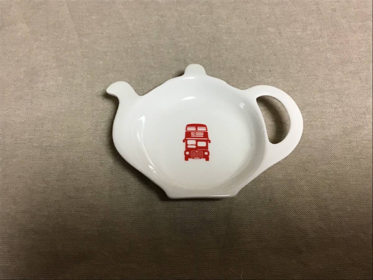 未使用品 イギリス製 ティーバッグ受け皿 ロンドンバス HALCYON DAYS拍卖