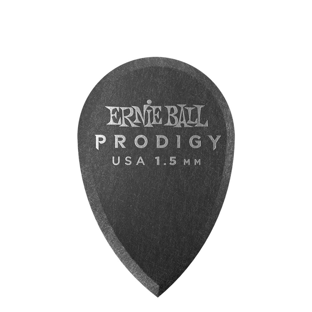 ギターピック 6枚 セット アーニーボール 1.5mm 9330 Black Teardrop Prodigy Picks 6-pack ERNIE BALL拍卖