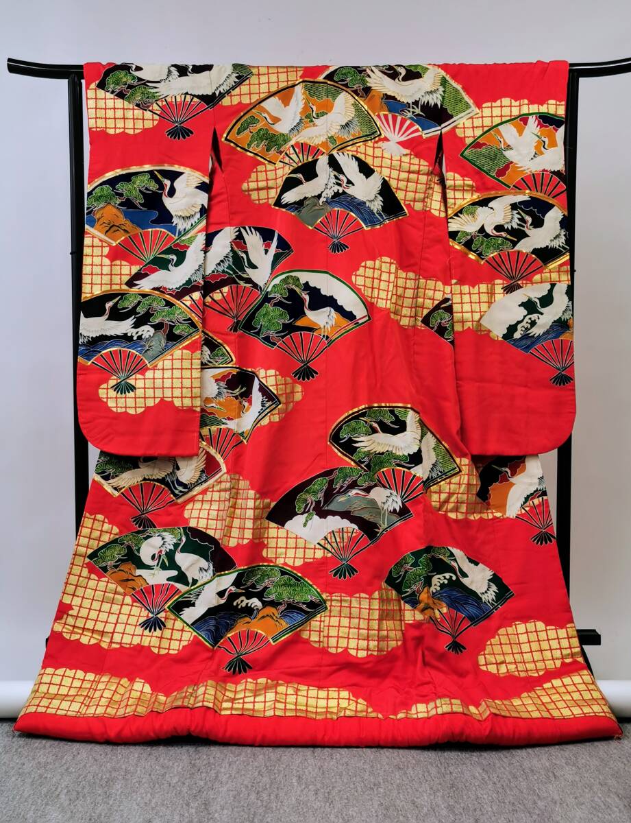 色打掛 花嫁衣裳 ウエディング ブライダル 婚礼 結婚式 リユース★105 拍卖