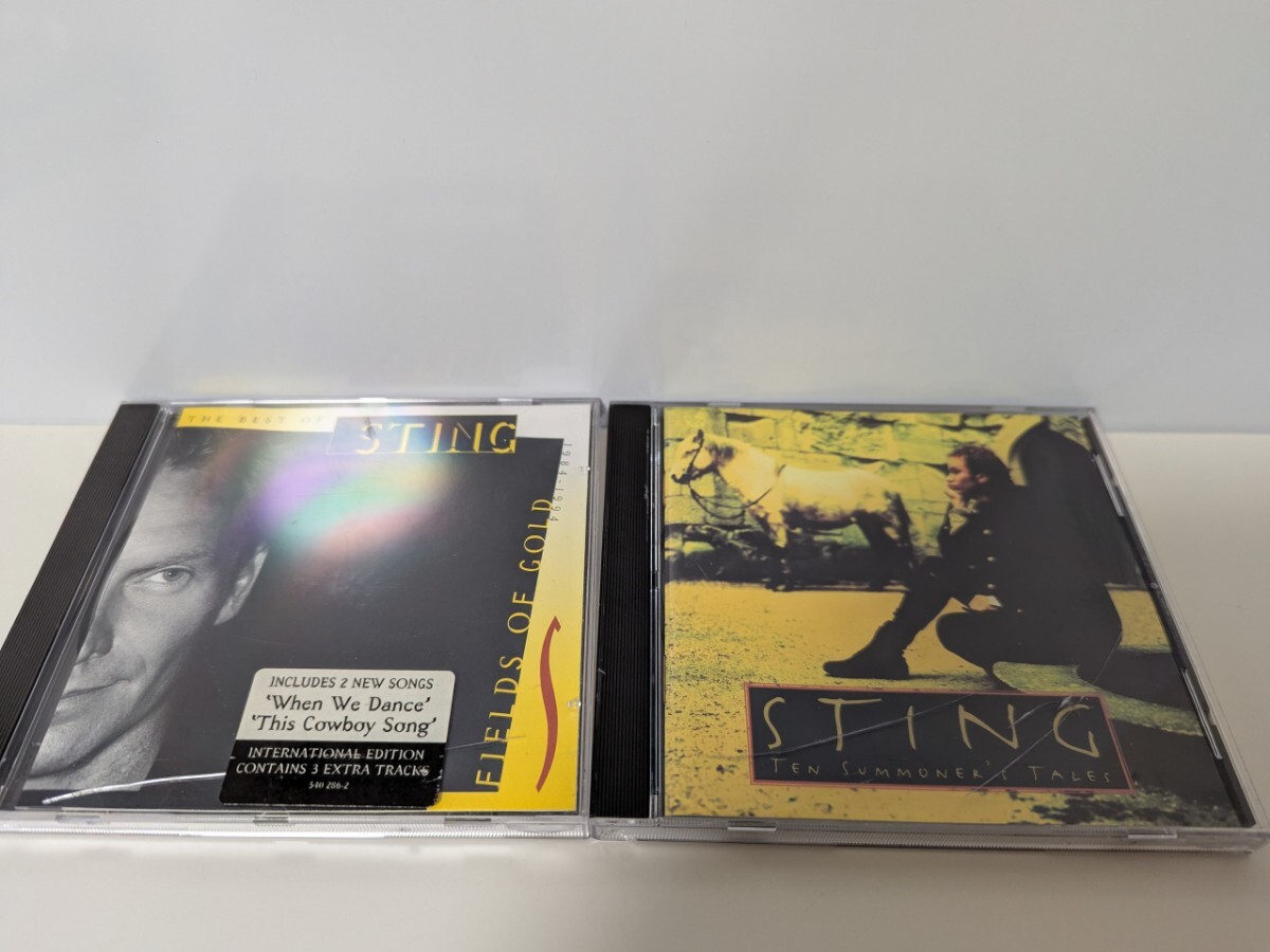 Sting スティング FIELDS OF GOLD THE BEST STING/TEN SUMMONER'S TALES CD拍卖