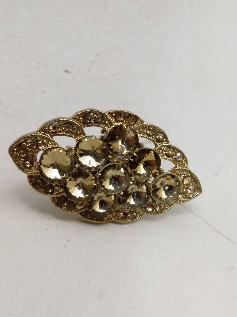 1015-0020 中古★キラキラ ゴージャス リング 指輪 大きめ フリー拍卖