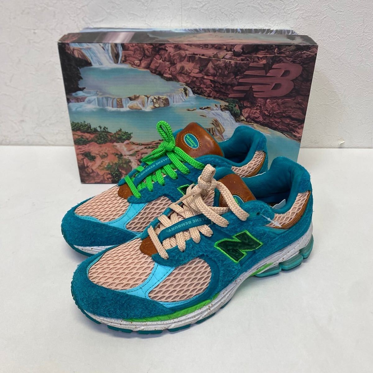 Salehe Bembury × New balance 2002R Water Be The Gude ML2002RJ サラへ ベンバリー ニューバランス 2002R size US 8 箱付き スニーカー拍卖