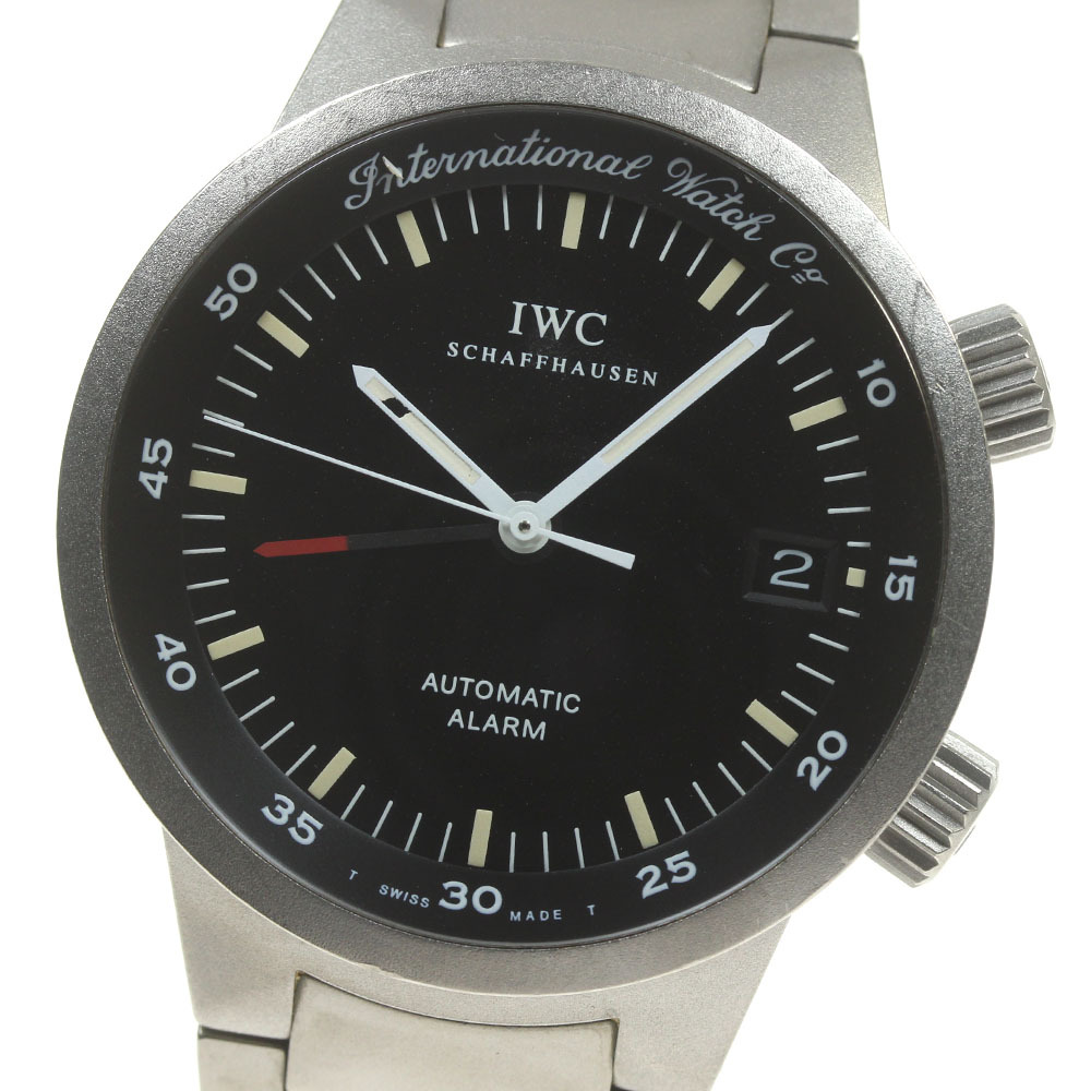 IWC IWC SCHAFFHAUSEN IW353701 GSTアラーム デイト 自動巻き メンズ _865334拍卖