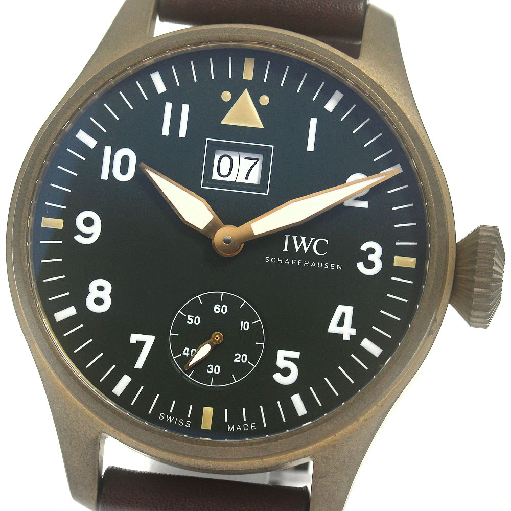 IWC SCHAFFHAUSEN IW510506 ビッグ パイロット スピットファイア ミッション アコンプリッシュド 手巻き メンズ 保証書付_862946拍卖