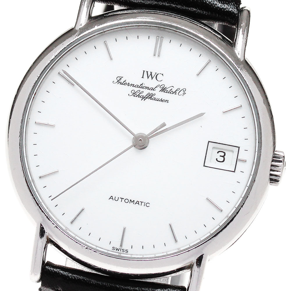 訳あり IWC SCHAFFHAUSEN IW351320 ポートフィノ デイト 自動巻き メンズ _866559【ev20】拍卖