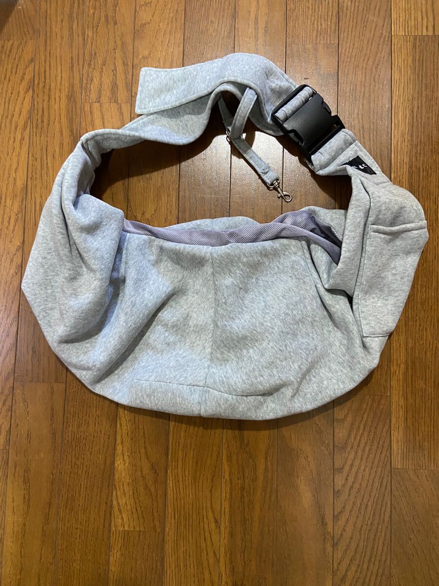 CHMKSTC 犬猫兼用 斜めショルダーバック(グレー)拍卖