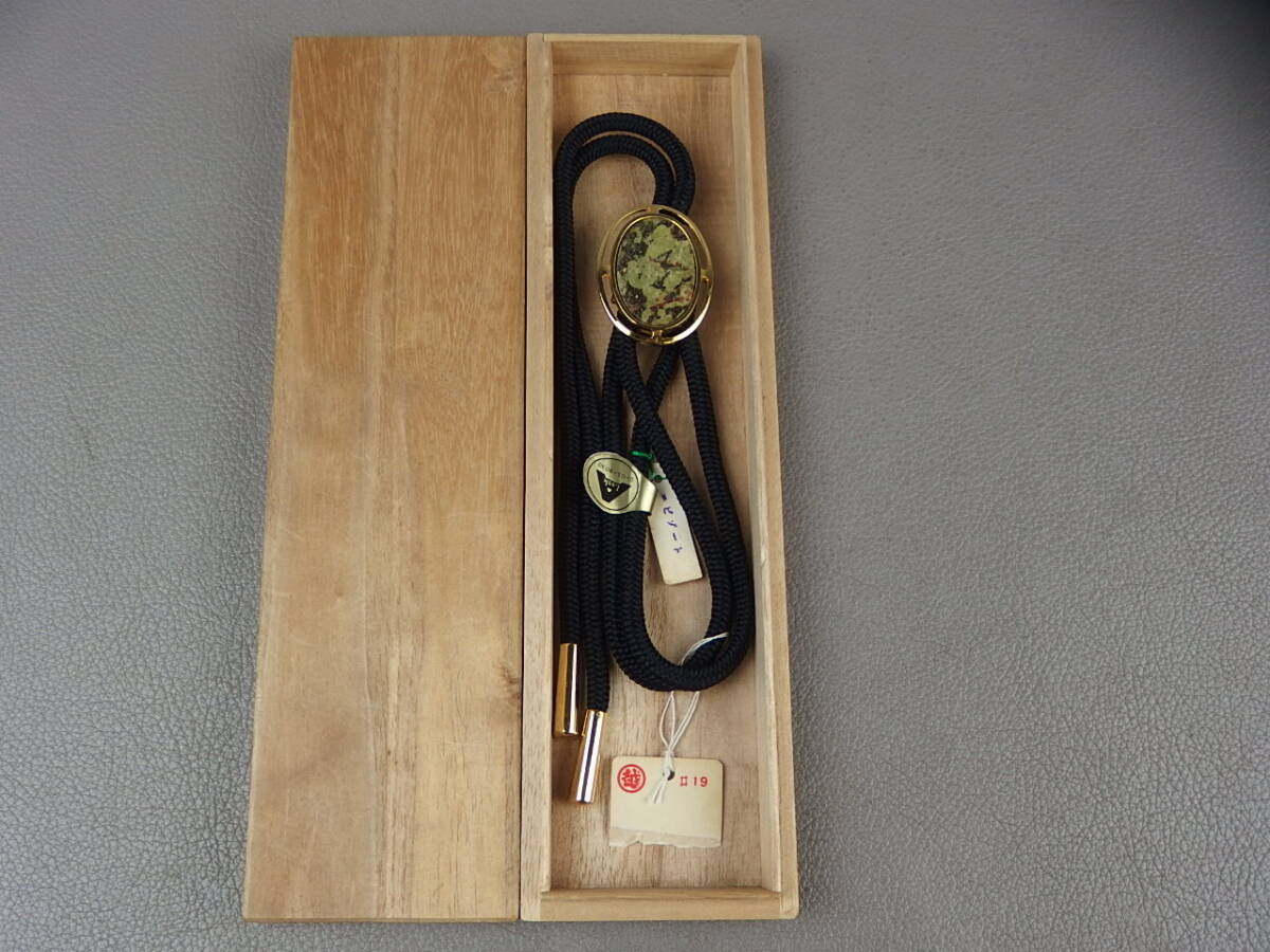 【骨董・装身具】★天然石?★★ループタイ fr021tb32.7 茶道具拍卖