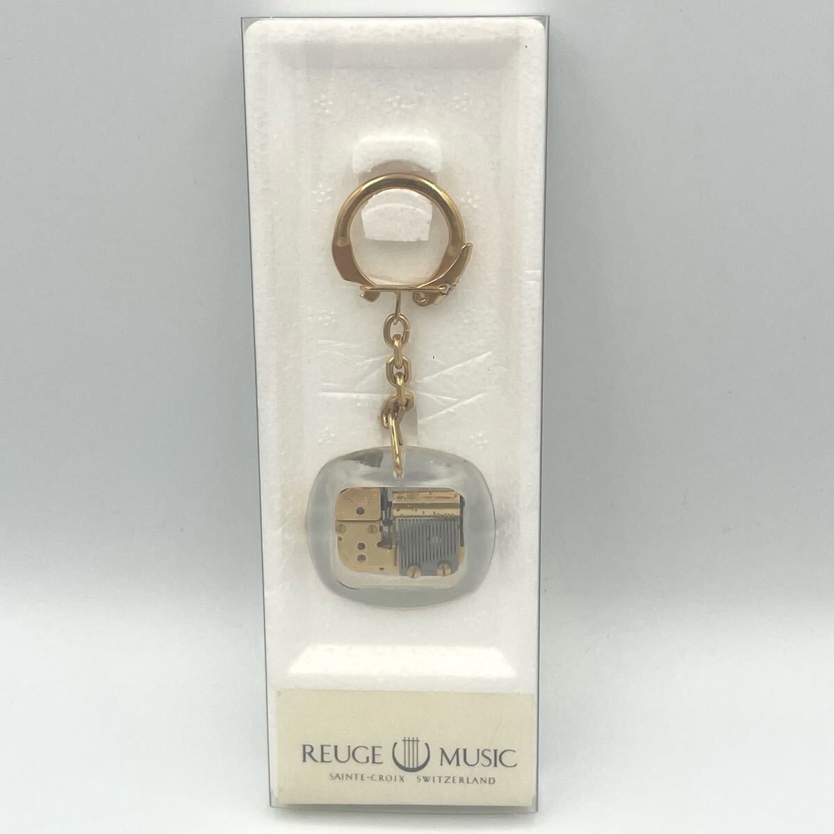 未使用保管品 REUGE リュージュ オルゴール キーホルダー MUSIC SAINTE-CROX SWITZERLAND Memory 希少 レア アンティーク 送料無料拍卖
