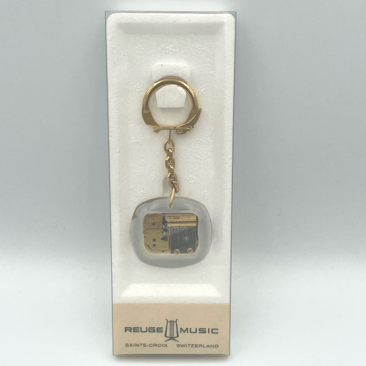 未使用保管品 REUGE リュージュ オルゴール キーホルダー MUSIC SAINTE-CROX SWITZERLAND Dr zhivago lara's 希少 レア アンティーク拍卖