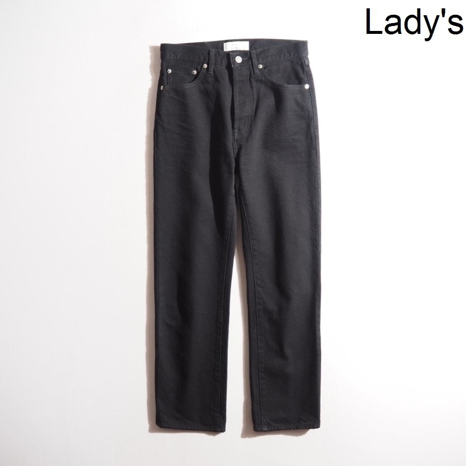 P6980P ▼J.B. ATTIRE ジェービーアタイア × Ron Herman ロンハーマン▼ 24SS TRIBECA DENIM デニムパンツ ブラック 1 シーズンレス rb拍卖