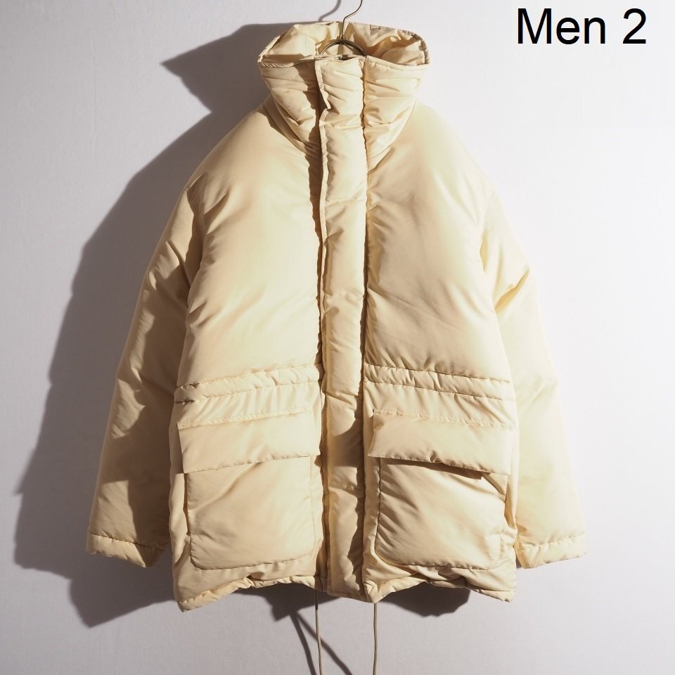 M7599P ▼AURALEE オーラリー▼ オーバーサイズ ダウンジャケット アイボリー 2/S A23AC04FP FINX POLYESTER CHAMBRAY DOWN COAT rb mks拍卖