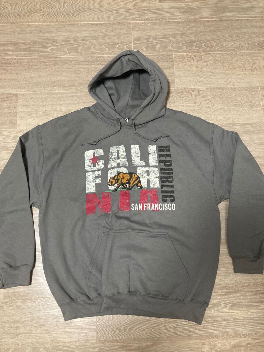 新品未使用California RepublicカリフォルニアリパブリックSan Franciscoサンフランシスコ プルオーバースウェットパーカーXLアメリカ購入拍卖