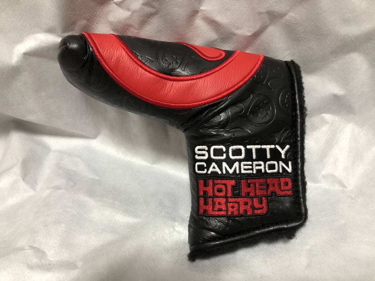 新品 未使用 スコッティキャメロン パターカバー サークルT ホットヘッドハリー ブラック/レッド レア商品拍卖