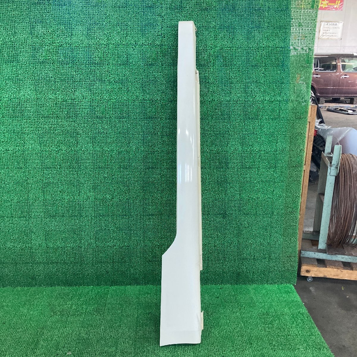 ♪♪CR-Z α ZF1 右 サイドスポイラー サイドステップ カラー NH624P ホワイト系(W0228)♪♪拍卖