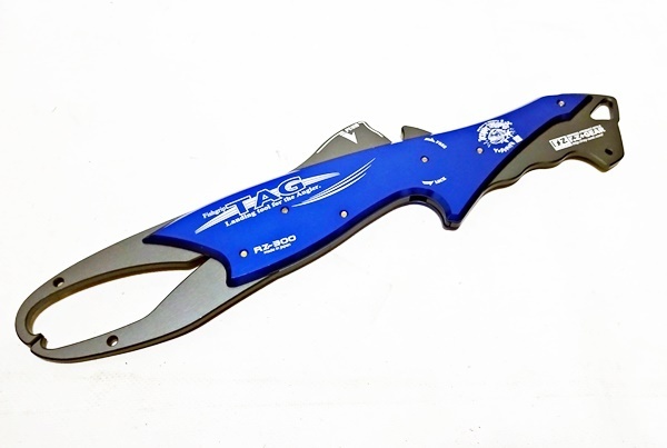 (送料無料) ★ 美品 大型 ラージサイズ フィッシュグリップ ルアーゲーム ヘチ釣り チヌ 黒鯛 シーバス ヒラスズキ ヒラメ 青物 マダイ ★拍卖