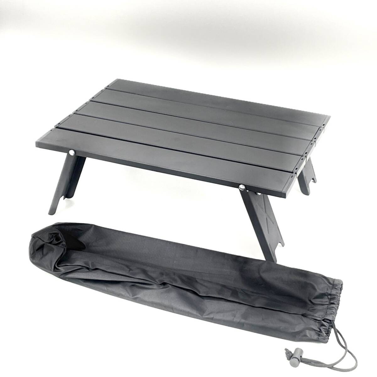 軽量コンパクト☆折り畳みアルミ ロール テーブル キャンプ 登山 BBQ バーベキュー ykshopo拍卖