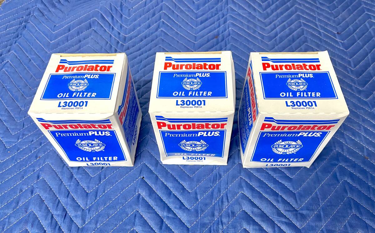 【未使用新品!】Purolator L30001 Premium PLUS エンジン保護スピンオンオイルフィルター 旧フォード,アメ車トラック等 3個入り拍卖