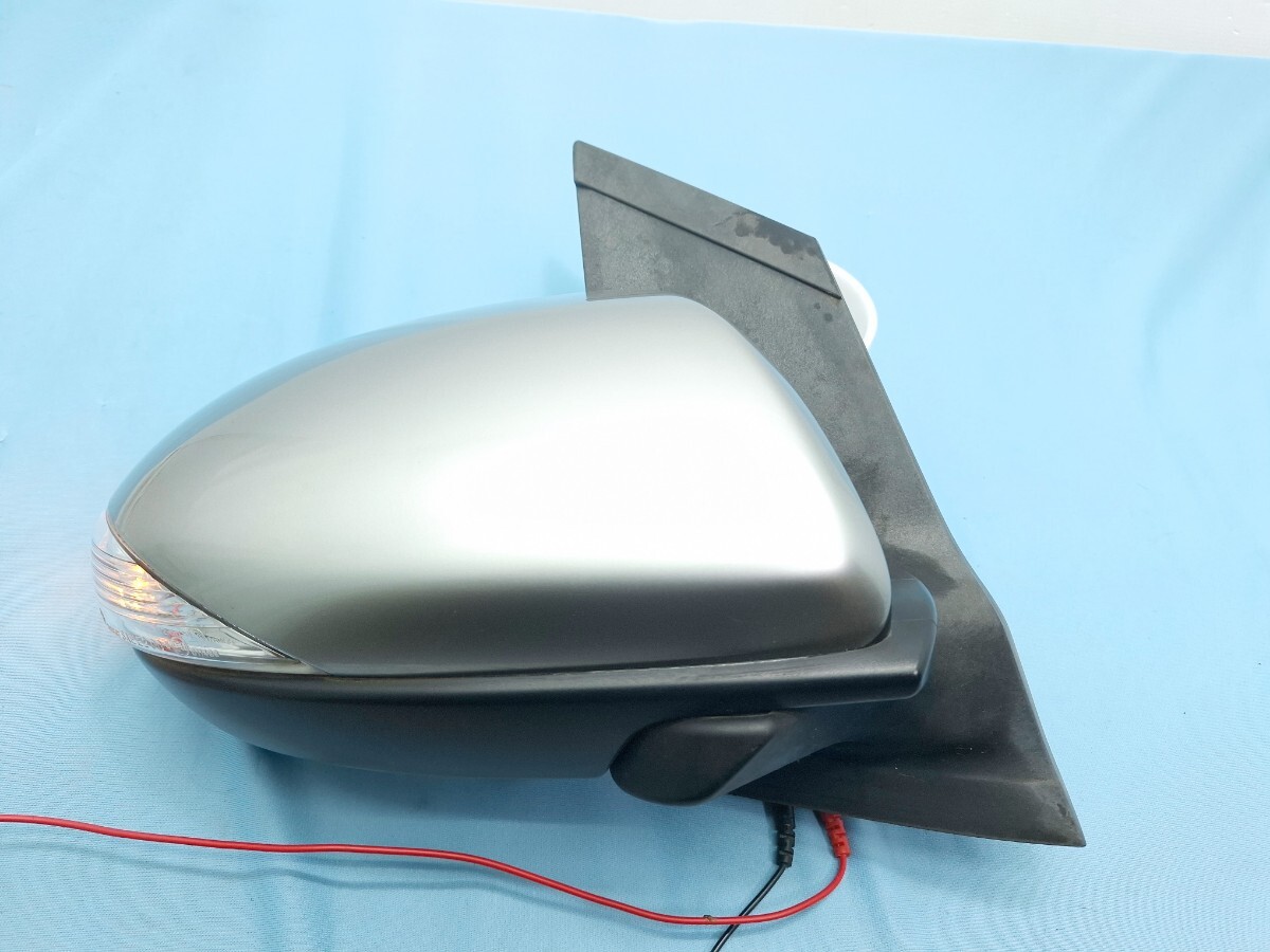 デミオ DEJFS DE3FS DE5FS 右 ドアミラー 運転席側 動作確認済 シルバー 銀 38P 7ピン 7P サイド ウインカー 25年式 S(9)拍卖