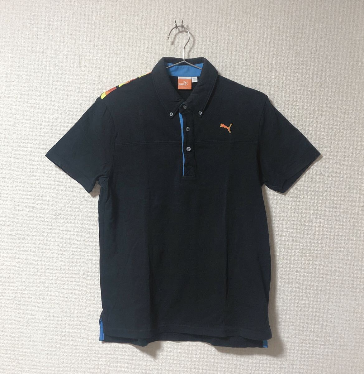 プーマ 半袖ポロシャツ 黒 ブラック 拍卖