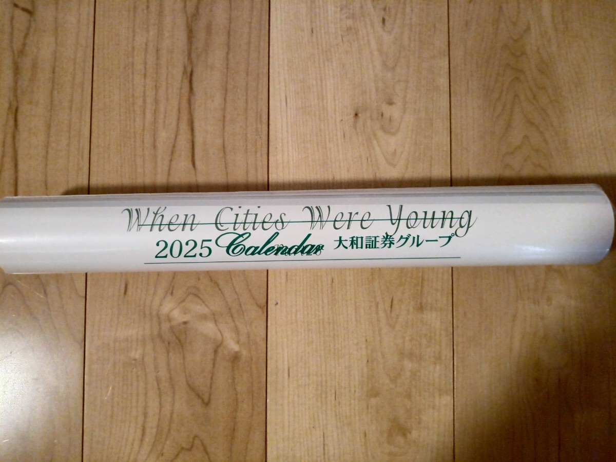 即決価格 大和証券 2025年壁掛けカレンダー(大判) クーポンで割引も拍卖