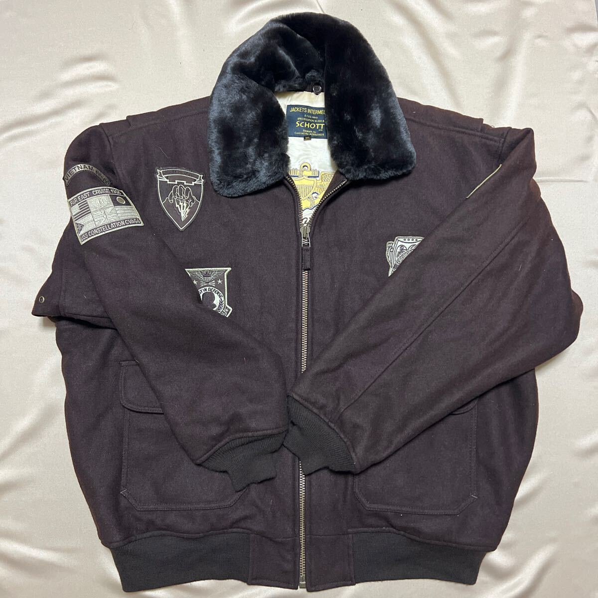 SCHOTT SPECIFICATION M-422B ボア 上級 ジャケット拍卖