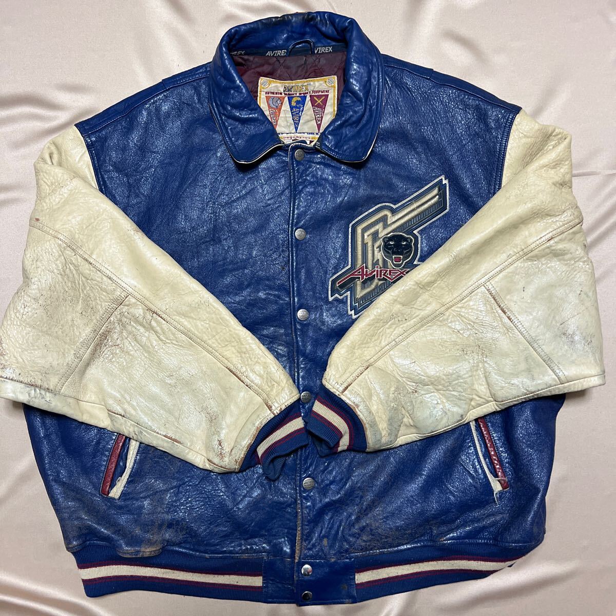 90sAVIREX ヴィンテージスタジアムジャンパー拍卖