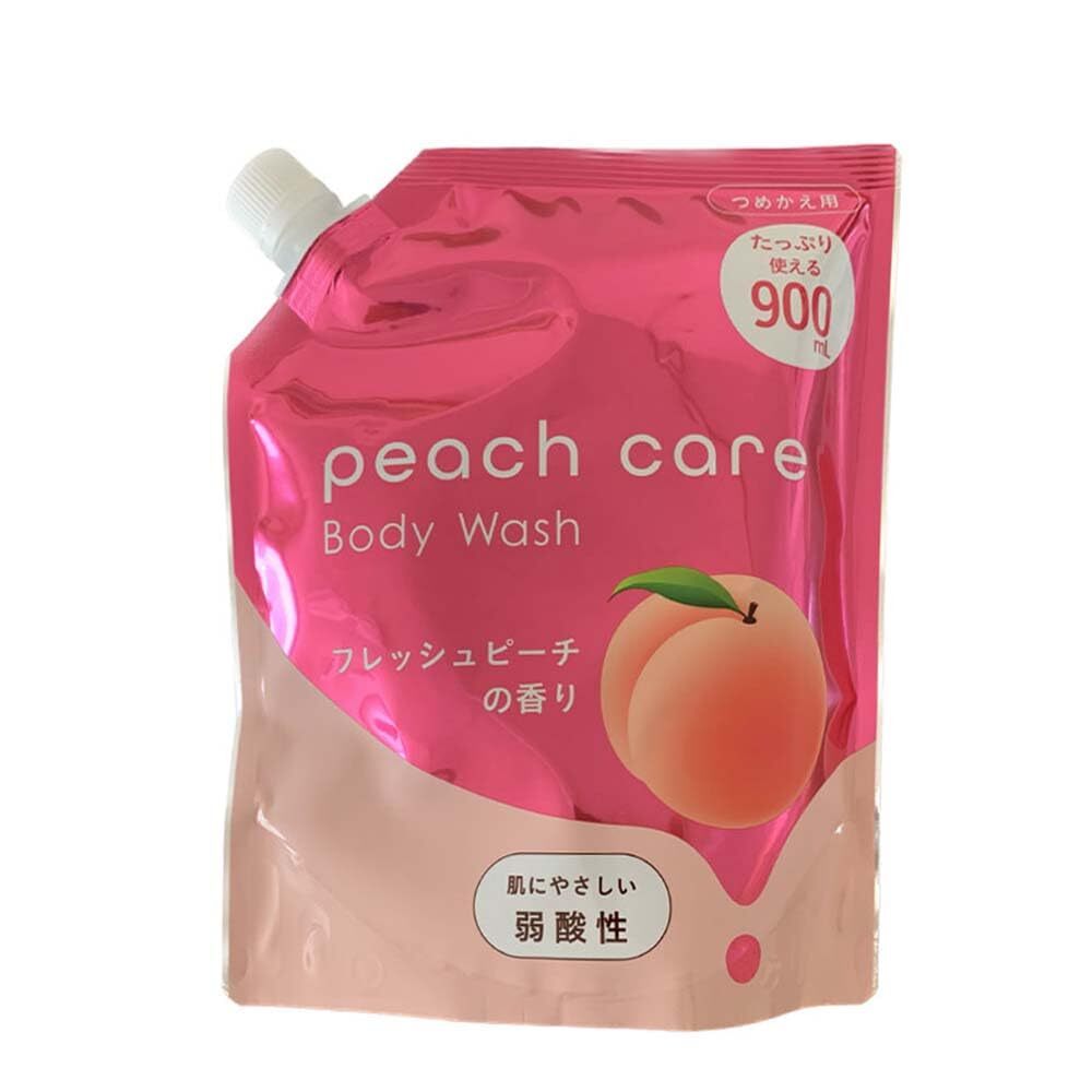 ピーチケアボディウォッシュ詰替用 容量900ML ロケット石鹸 ボディソープ拍卖