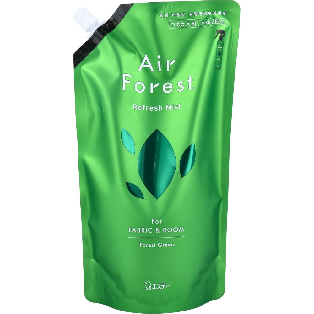 Air Forest エアフォレスト リフレッシュミスト フォレストグリーンの香り 詰替用 540mL拍卖