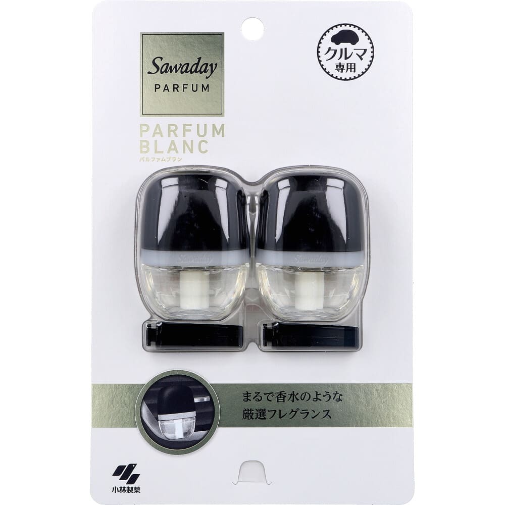 サワデー クルマ専用クリップ パルファムブラン 6mL×2個パック拍卖