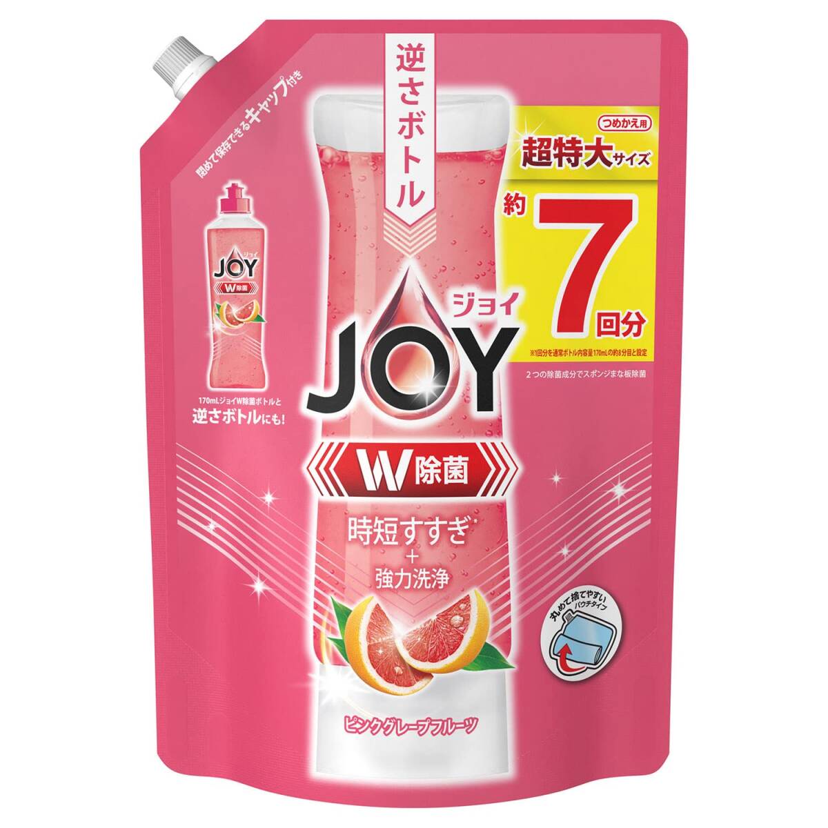 除菌ジョイコンパクト フロリダグレープフルーツの香り 超特大 容量910ML P&G 食器用洗剤拍卖