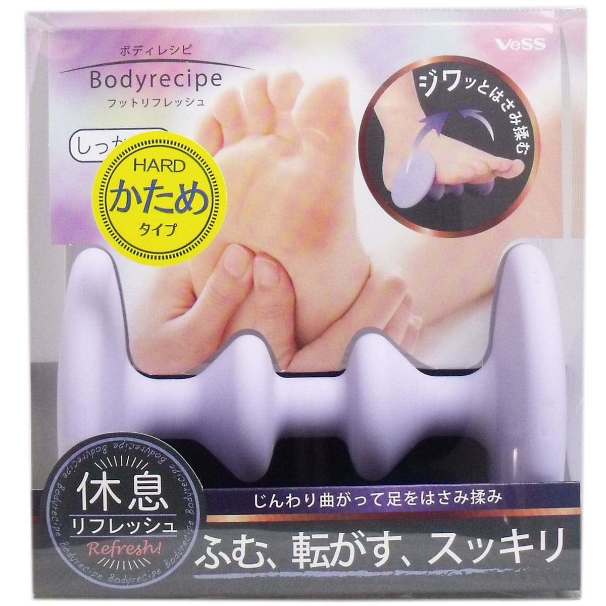 ボディレシピ フットリフレッシュ ハード(かため)タイプ 1個入拍卖