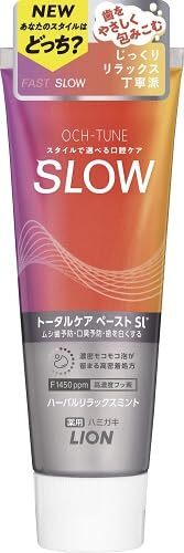 OCH-TUNEハミガキ SLOW ハーバルリラックスミント 130g 容量130Gライオン 歯磨き拍卖