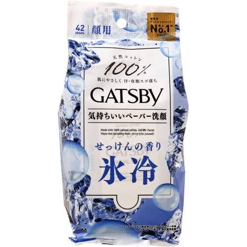 ギャツビー フェイシャルペーパー アイスタイプ せっけんの香り 徳用タイプ 42枚入容量42枚拍卖