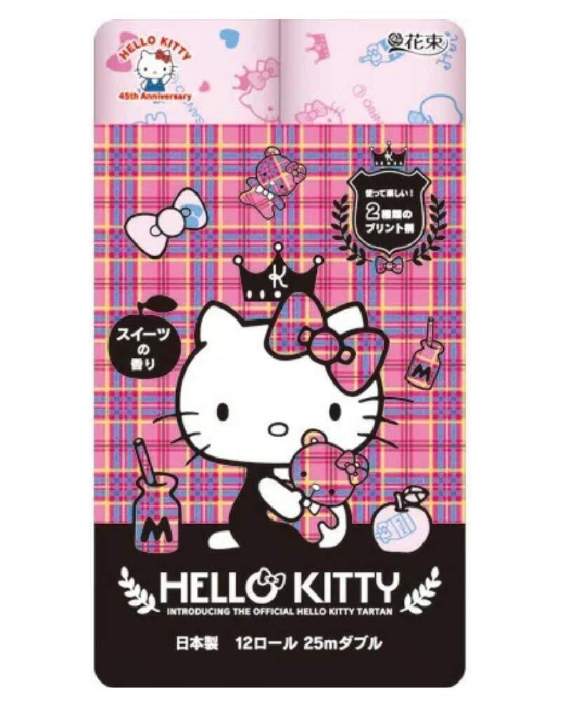 ハローキティ トイレットペーパー 12ロール ダブル 容量12ロール 丸富製紙 トイレットペーパー拍卖