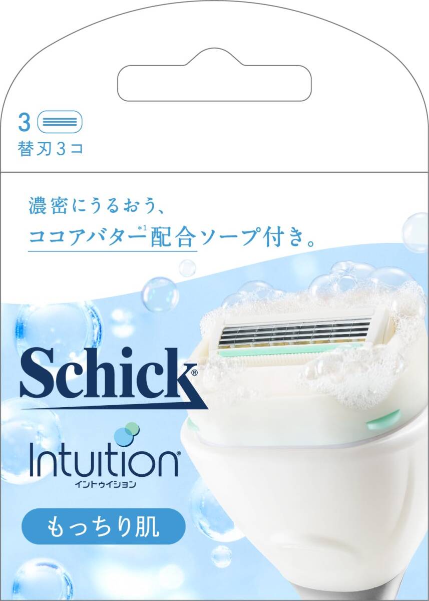 イントゥイション もっちり肌 替刃(3コ入) 容量3コ シック(Schick) 女性用カミソリ拍卖