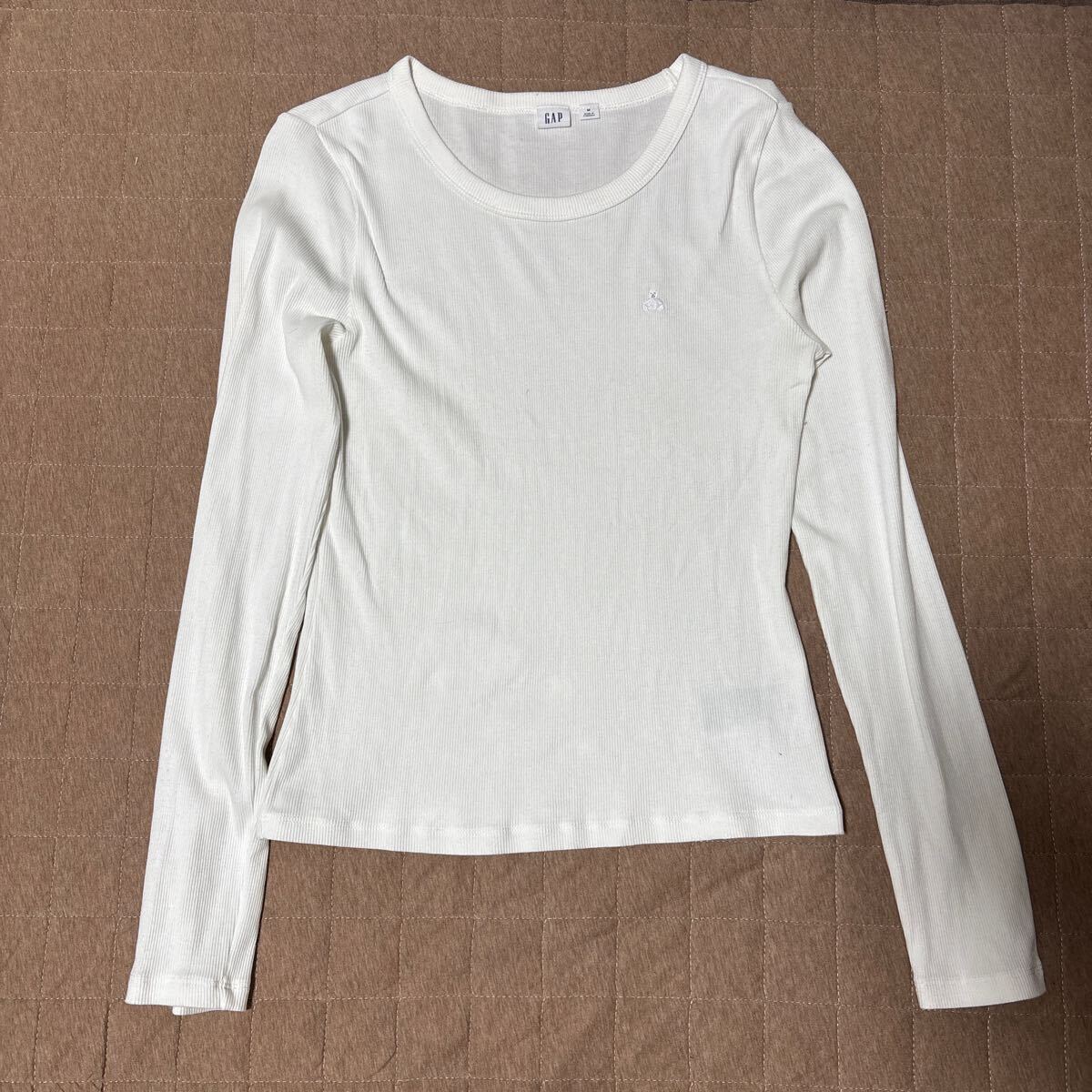 gap ギャップ ブラナンベア 長袖 ロンT M 白 カットソー トップス ホワイト used拍卖