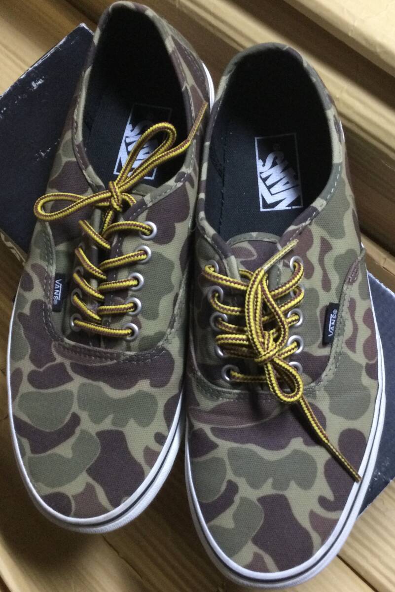 バンズ VANS オーセンティック Authentic 迷彩 カモフラ 27.5 スニーカー 拍卖